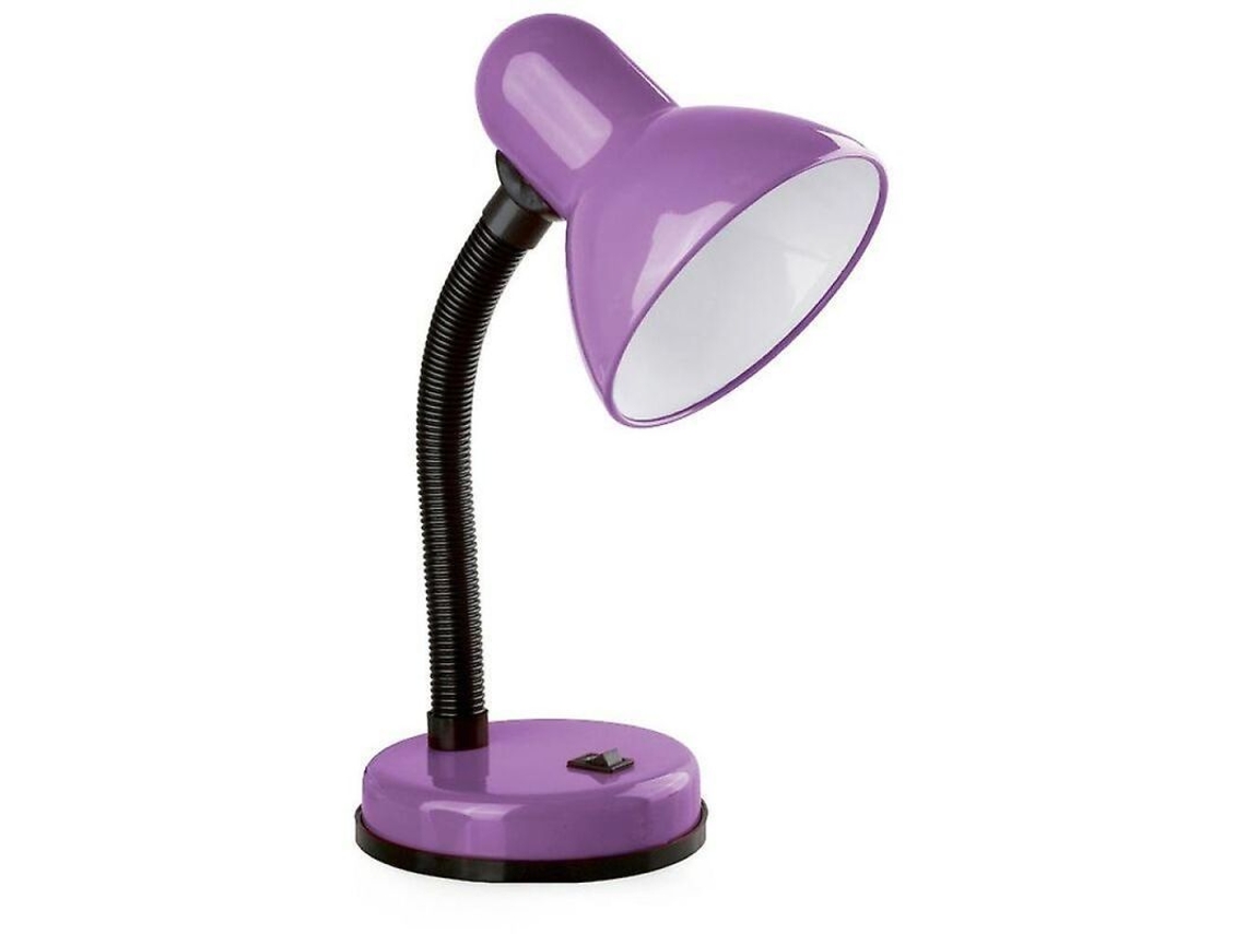 Lâmpada de Mesa Violeta NOVA LINE, Flexível, 12.5cm, Interruptor na Base, Fonte Incluída