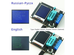 Medidor de Transistores Gm328a Smt Tester de Componentes Capacitância Frequência Pwm Gerador de Onda Quadrada Display Tft 1.77 Polegadas | S/MARCA