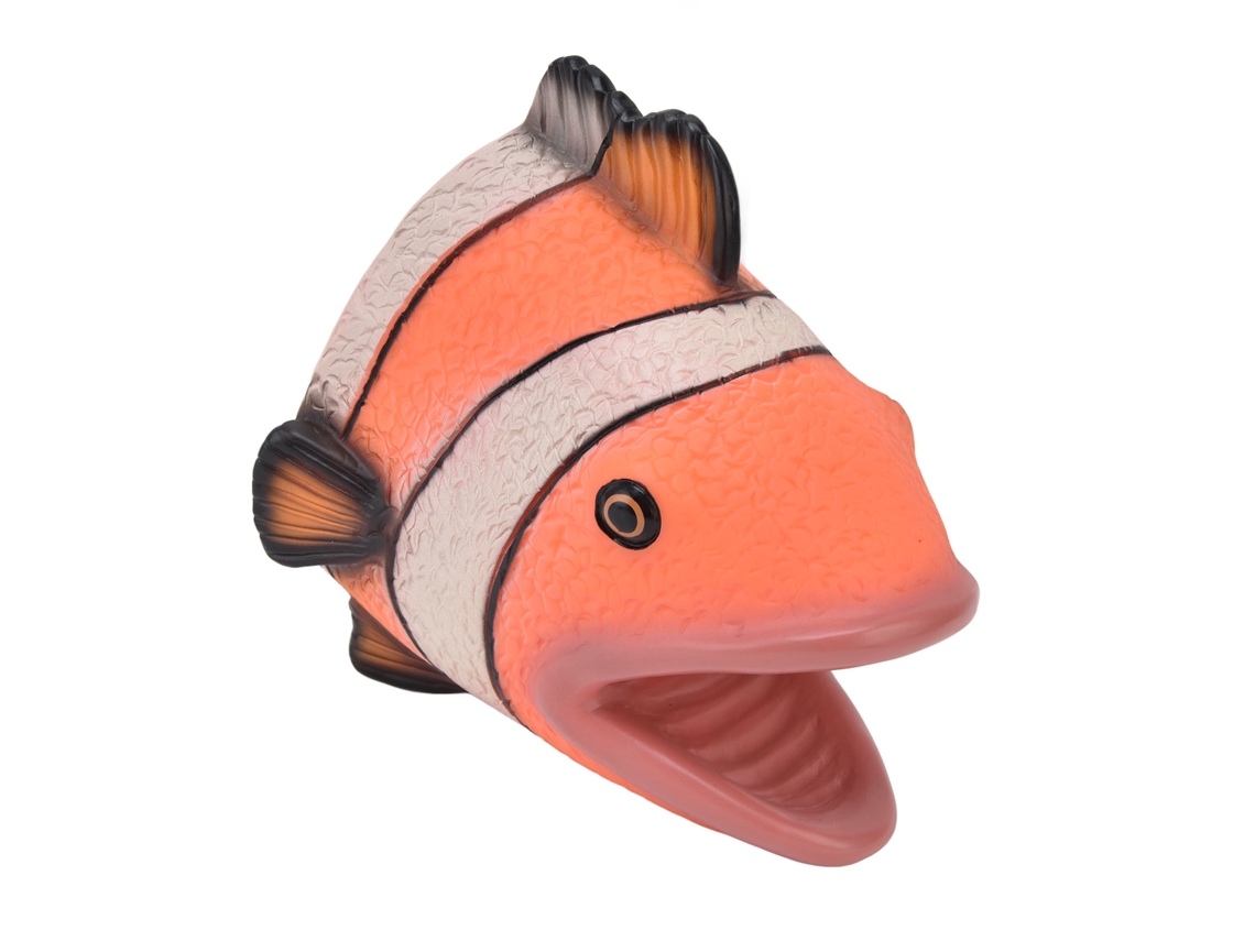 Fantoche de mão de animal marinho WalshLXq, brinquedo de peixe de simulação para crianças, estimula a imaginação com acabamento requintado e belo.