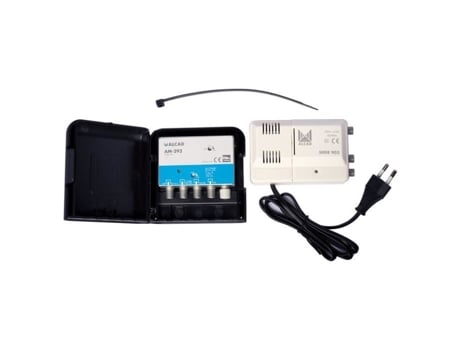ALCAD Bo292 Kit Amplificador 1 Uhf 1 Dab-Fm 20 Db Ajustável Lte 700