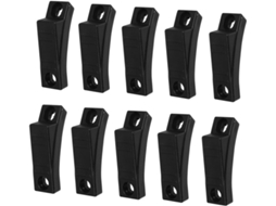 Uonlytech 10 Peças Protetores De Plástico Em Formato Barco Para Móveis, Antiderrapantes, Para Pés De Cadeiras E Mesas