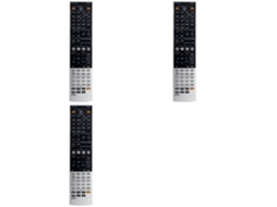 3 Unidades Do Controle Remoto Rav336 Wt92720us Para Receptor Av Yamaha Rx-a700 Rx-v667 Rx-a700bl Htr-6063 (subcontrole Rav337 Rav338)