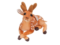 Primerox brinquedo de Pelúcia Veado Sika Simulado 30cm Decor Jardim Casa Presente Natal