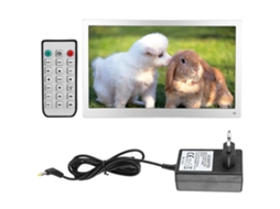 Laxiscreed Quadro Digital De 15,6" Ips Com Relógio E Reprodução De Filmes