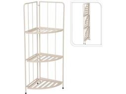 Estanteria Plegable Esquina 42x30x90 Cm Blanca IPAE-PROGARDEN