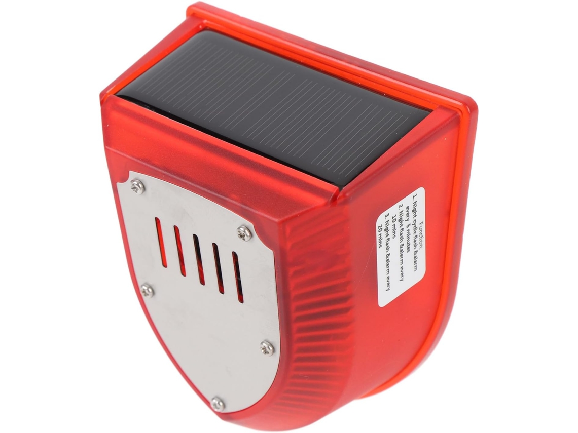 Função De Temporizador Personalizável Com Alarme Sonoro Solar Para