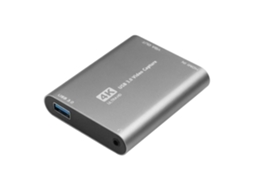 4k 60hz Loop Out Placa De Captura Hdmi Placa De Gravação De Áudio E Vídeo Transmissão Ao Vivo Usb 3.0 1080p Grabber Cinza*