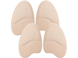 2 Pares De Protetores Pés Femininos, Almofadas Metatarsais Antiderrapantes, Inserções De Gel Ultramacias Para Saltos