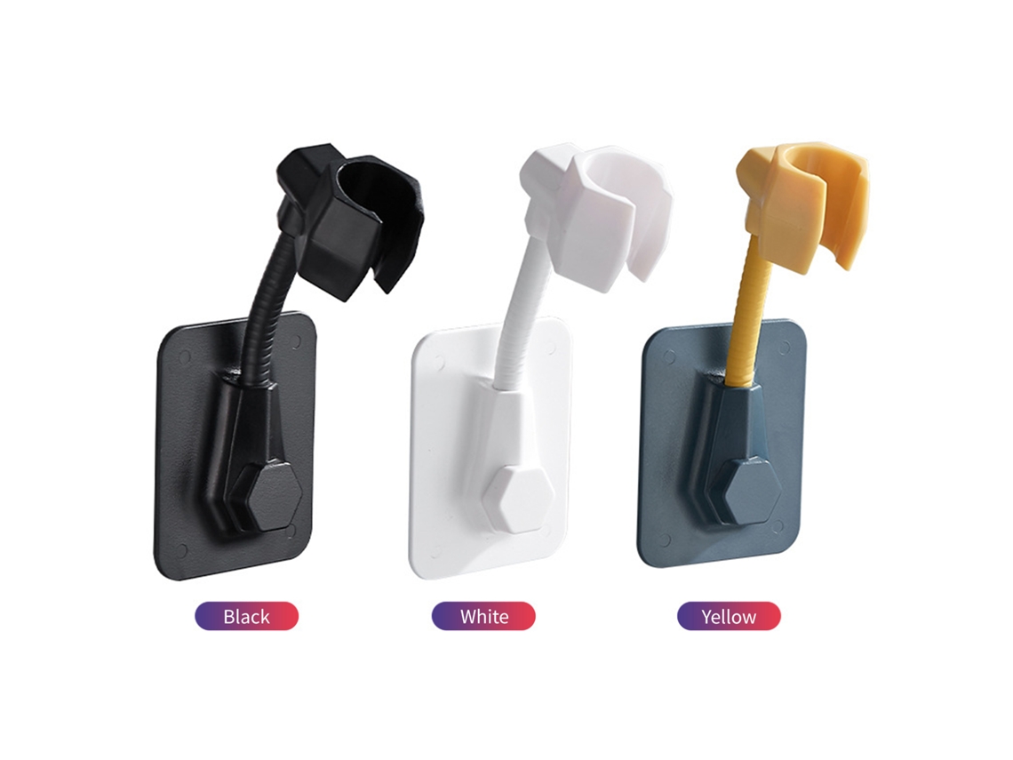 Suporte Para Chuveiro Gire 360° Autoadesivo Aço Inox