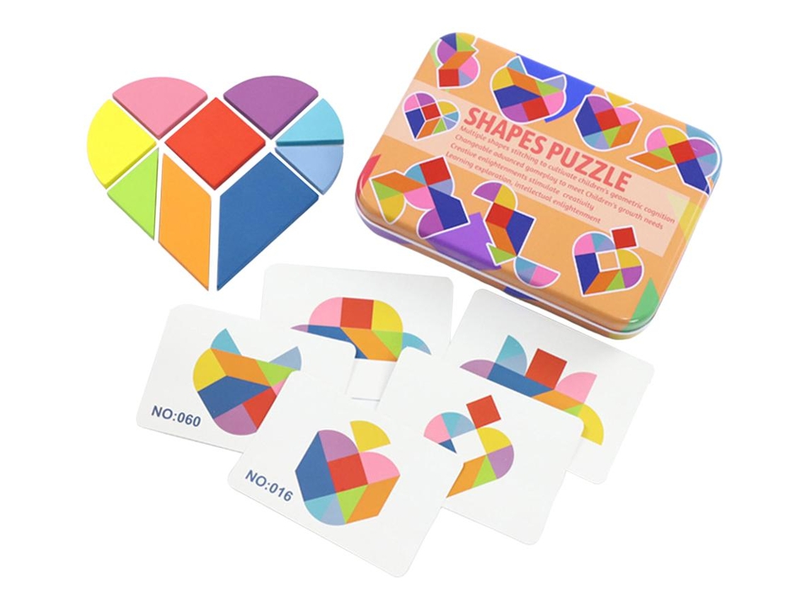 Quebra Cabeça Tangram 100 Formas De Calor Formas De Calor Slowmoose