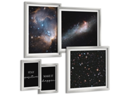 Conjunto De Pinturas Inspirações Espaciais Motivação Espelharte (5 Peças)