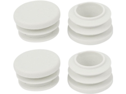 Inserções de Mangueira com Tampa Extremidade Plástico Branco 19 Mm Diâmetro CHABERLU