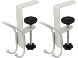 Suporte De Capacete: Pince À Vis Rotative Pour Casque De Jeu Et Sacs – Conveniente Aux Mesas Até 5 Cm ( Jaune