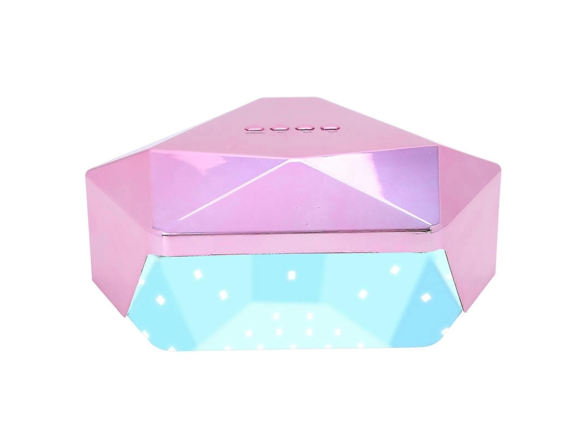 Lâmpada de Cura Gel para Unhas Uv/led 24/48w com Dupla Fonte Luz, Secagem Rápida, Rosa, 100 240v, Plugue Ameri Cano, 26 27s GOKOCO