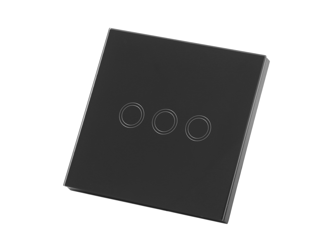 Laxiscreed Interruptor Tátil Inteligente Com Painel De Vidro Temperado E Controle Remoto