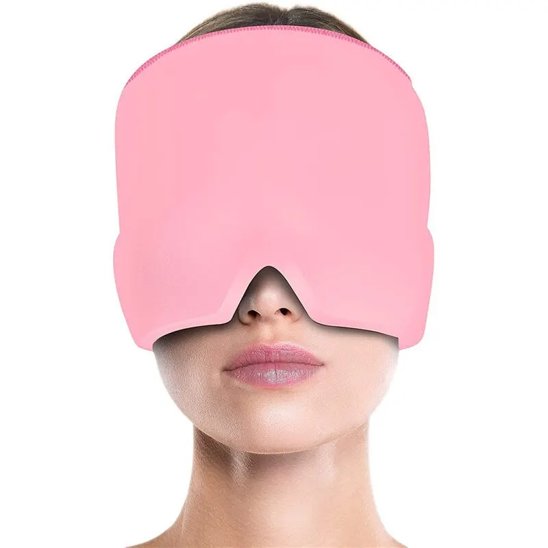 Touca de Gelo para Enxaqueca e Dor de Cabeça, Terapia Quente e Fria AQUAFORGE