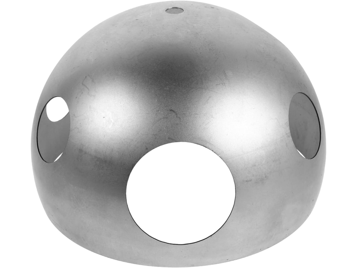 Base de mesa Supvox em metal marrom, formato Cogumelo, para quarto infantil, com efeito de luz noturna e opção de pintura DIY.