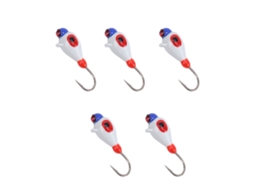 Kit de Iscas para Pesca no Gelo 5mm 5 Peças