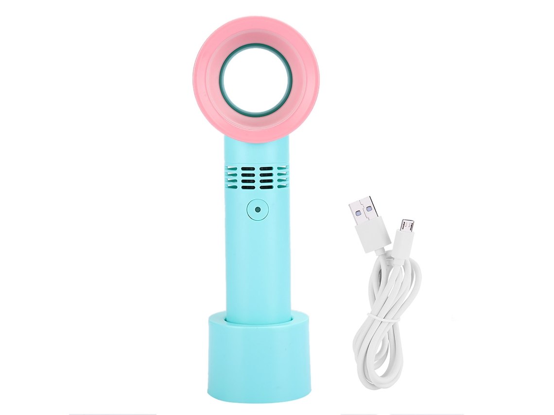 Ventilador Mini Sem Lâmina, Portátil E De Mão, Recarregável Via Usb