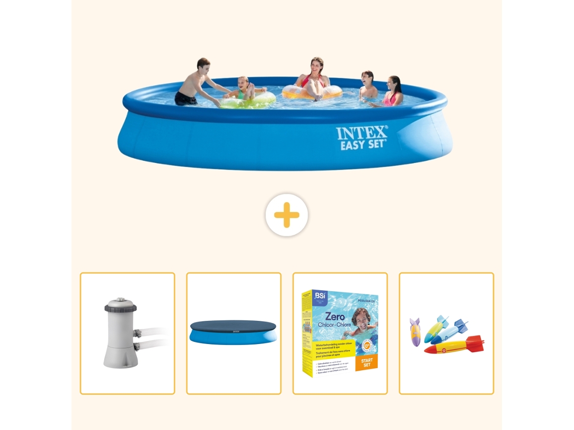 Intex Piscina Easy Set Redonda - 457x84 Cm - 5-peças S231
