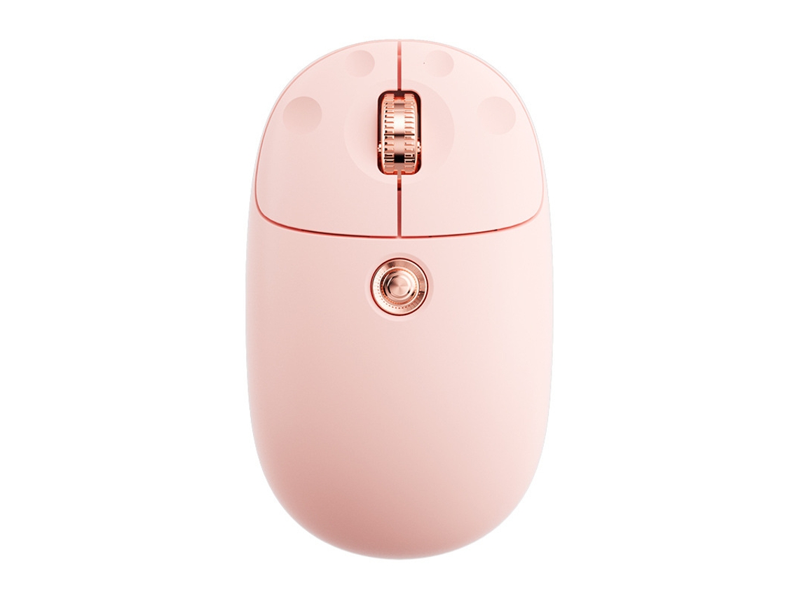 Rato Yizhood Cat Claw Bluetooth 2.4g Bluetooth Tri Mode Menina Óptica Silenciosa Sem Fio Para Laptop Pc Rosa