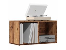 Vidaxl Lp Banco Sapateira 69,5x34x36cm Derivados Madeira Madeira Velha