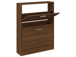 Shoe Cabinet, Shoe Cabinets Vidaxl Marrom Madeira Processada (n/a)