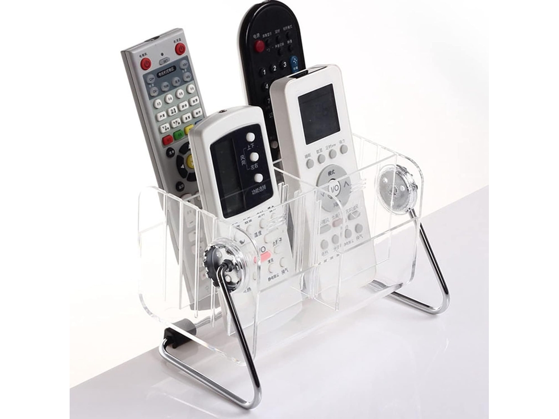 Organizador De Canetas Com Suporte Para Controle Remoto, Estojo De Mesa Transparente Em Plástico, Re Gokoco