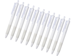 Conjunto De 10 Canetas Em Gel Pretas Ponta Fina 0,5 Mm Da