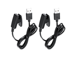 Carregador para Carregador de Relógio Garmin Cabo de Carregamento 2 Pacotes VENISYMLIS