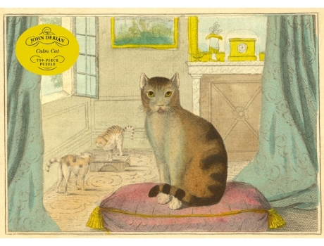 Livro john derian paper goods: calm cat 750-piece puzzle de john derian (inglês)