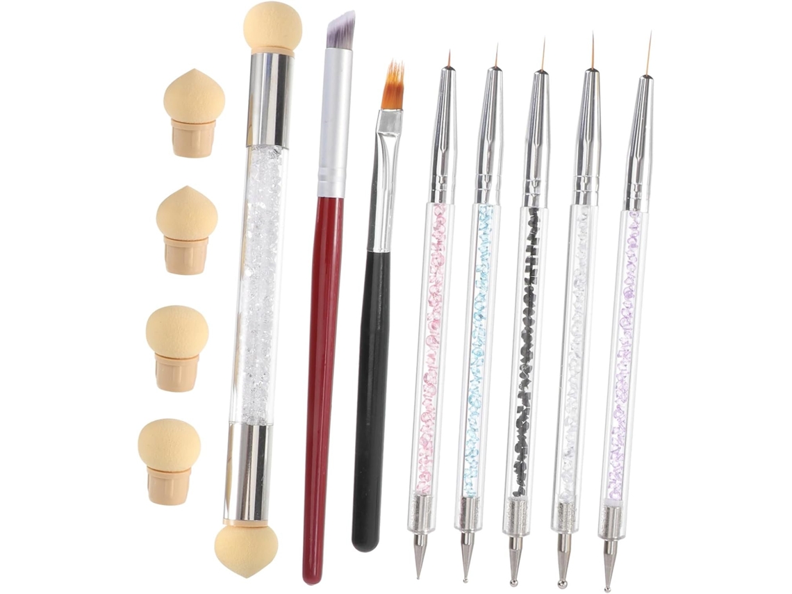Kit Completo De Manicure Profissional Com Caneta De Gravação De Ponta Dupla