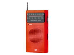 Rádio Portátil Am/fm Com Ótima Receção, Equipado Com Altifalante, Alimentação Por Bateria E Entrada Para Auscultadores.