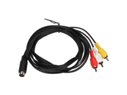 Cabo de Vídeo Mini Din 10pin para 3rca LAXISCREED