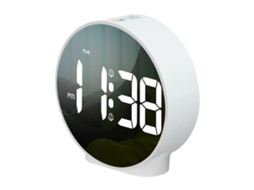 Despertador Luminoso Com Dia Da Semana,soneca,4 Níveis De Brilho,2 Alarmes,relógio Digital A Pilhas Btforus
