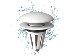 Nova Line tampão Universal de Pia de Cerâmica Branco Anti obstrução Filtro de Drenagem Pop up