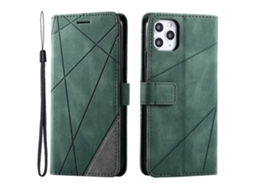 Capa Para Iphone 11 Pro Max Pele Sintética Verde