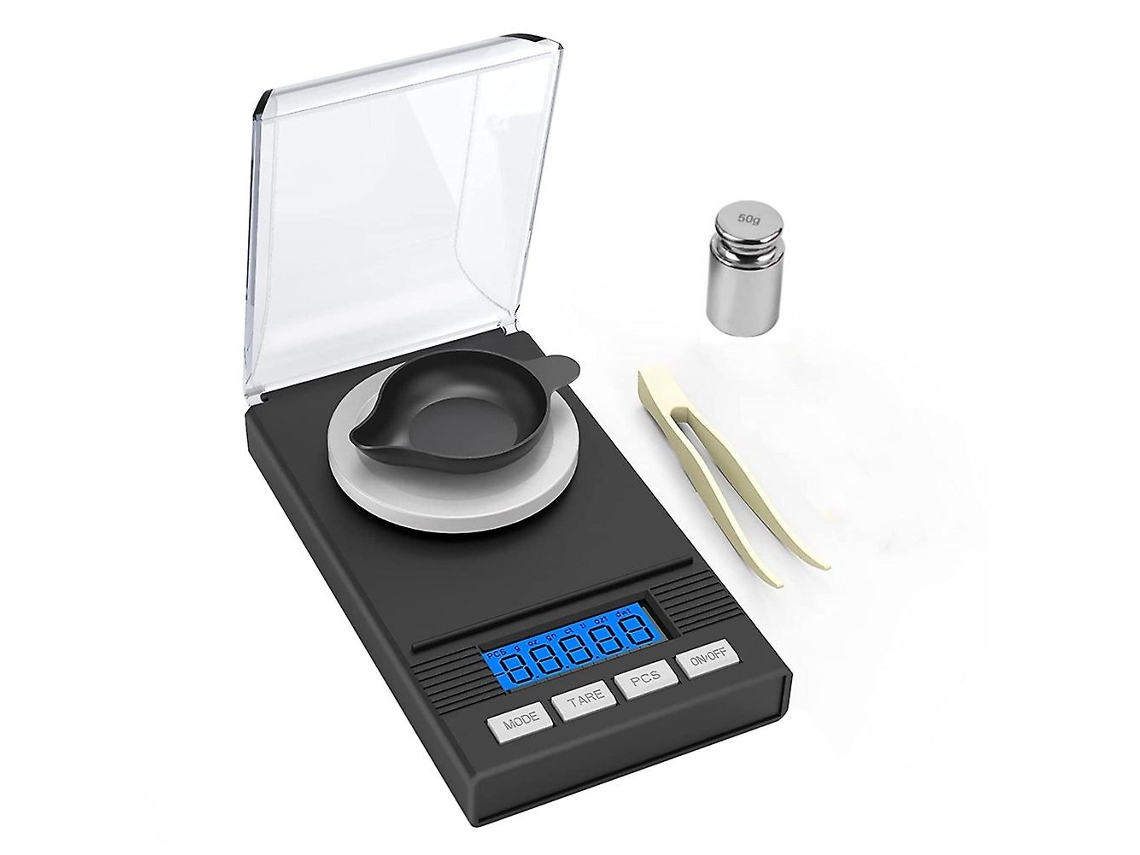Balança De Precisão 0,001 G X 50 G, Peso Em Miligramas, Balança De Cozinha, Balança De Bolso, Função Tara Brilvibera