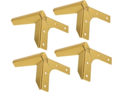 Pé De Sofá Em Ferro Dourado, Design De Avião, Conjunto De 4 Peças
