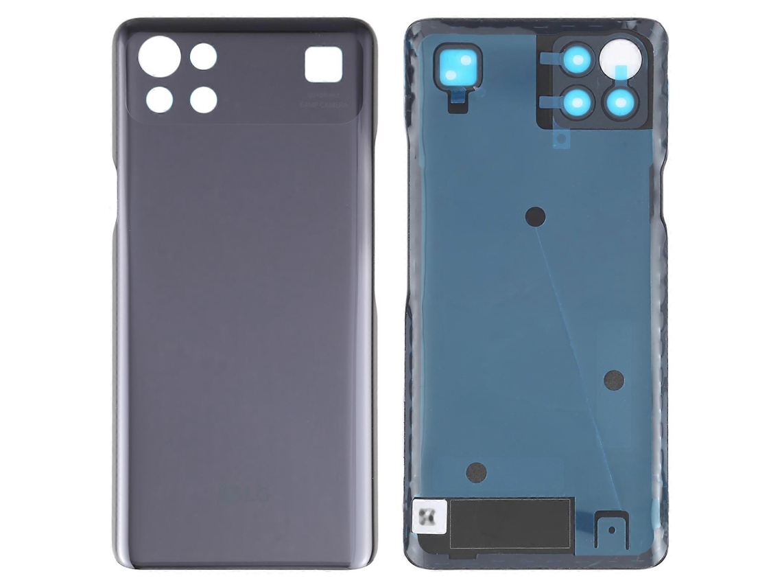 Tampa Traseira Da Bateria Para Lg K92 5g Lmk920 Lm-k920 (cinza)