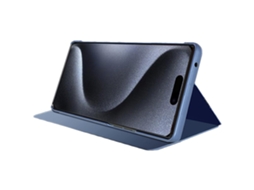 Capa Em Couro Pu Com Suporte Para Apple Iphone 16 - Cor Roxo