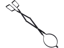 Pinça Para Lareira De 61, 5cm 24, 21 Polegadas, Com Design De Grampo Expansível Para Lareiras Internas E Externas