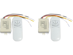 Interruptor Liga Desliga Sem Fio Bidirecional 220v, Controle Remoto, Receptor, Transmissor, Controlador De Lâmpada