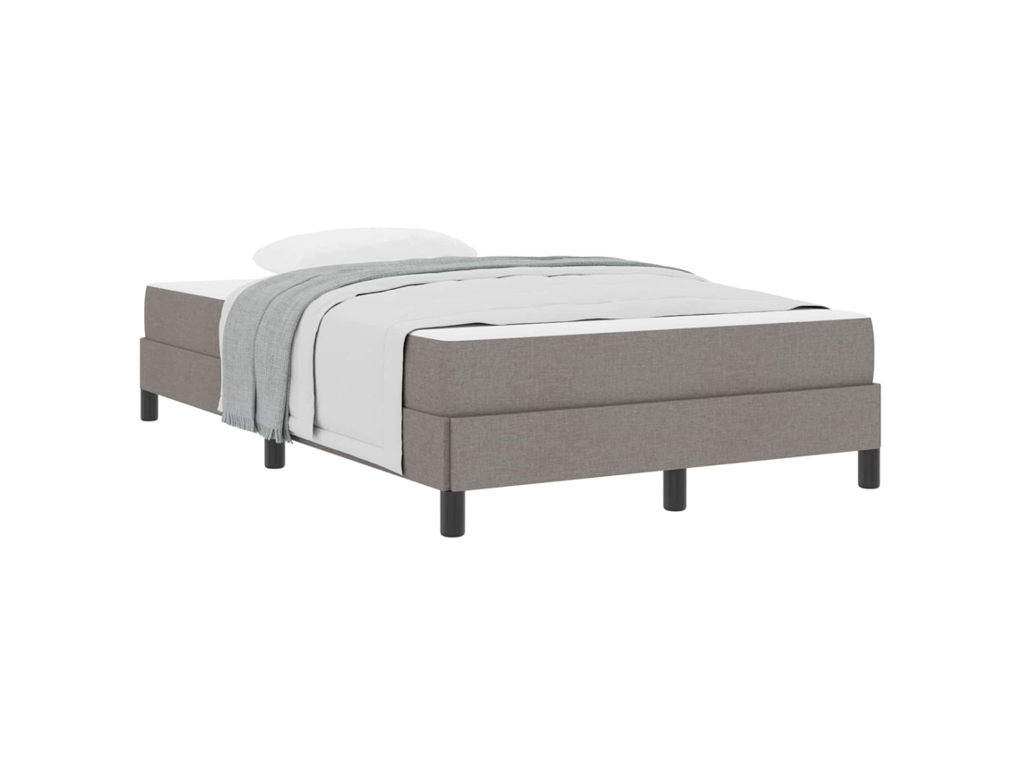 Cama Box com Colchão Cinzento Acastanhado 120x200 cm Tecido MAISON EXCLUSIVE
