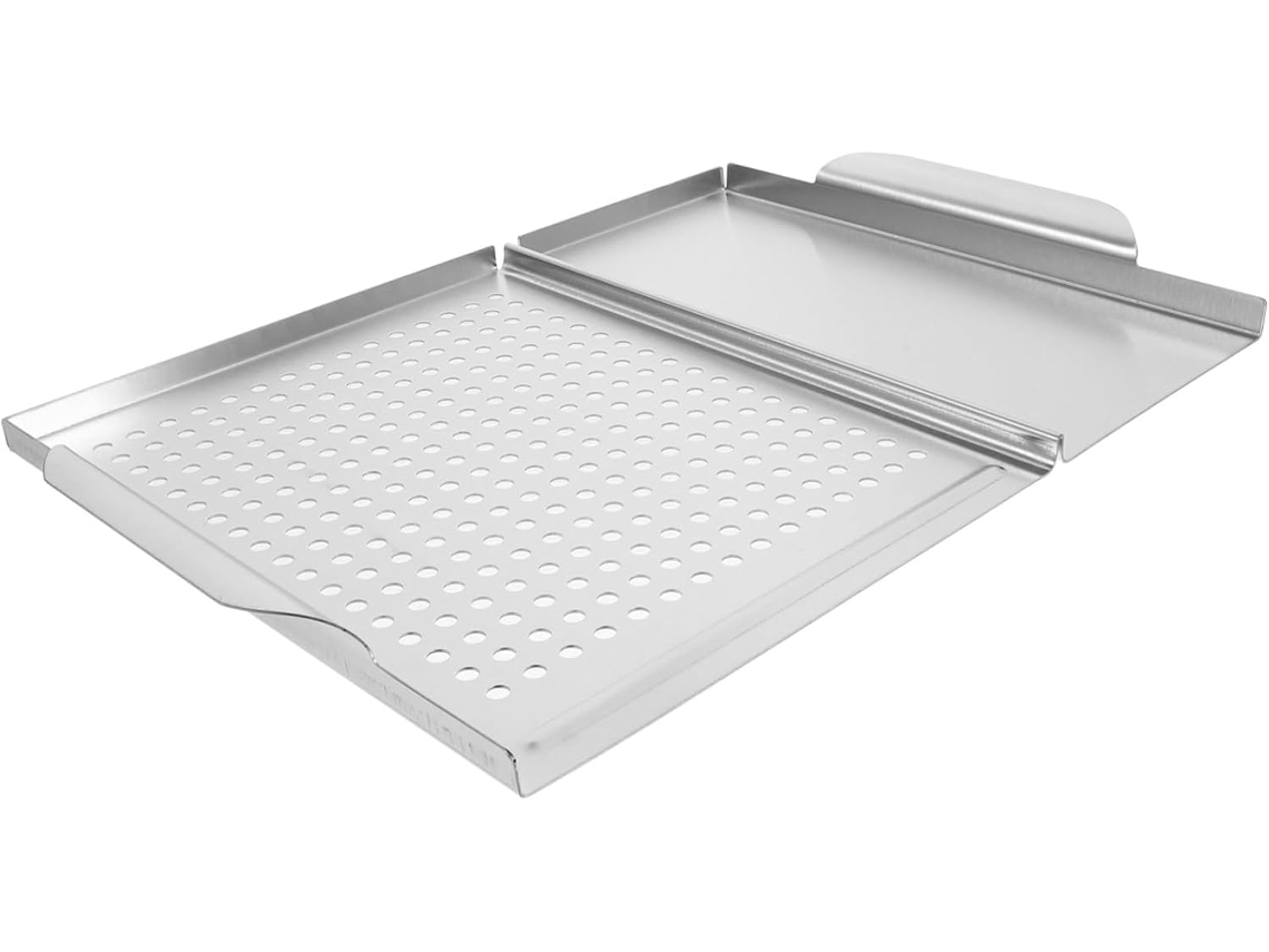 De Aço Antiaderente Para Churrasco, Durável, Com Design Compacto E Fácil De Limpar, Ideal Para Grelhar Em Ambientes Gokoco