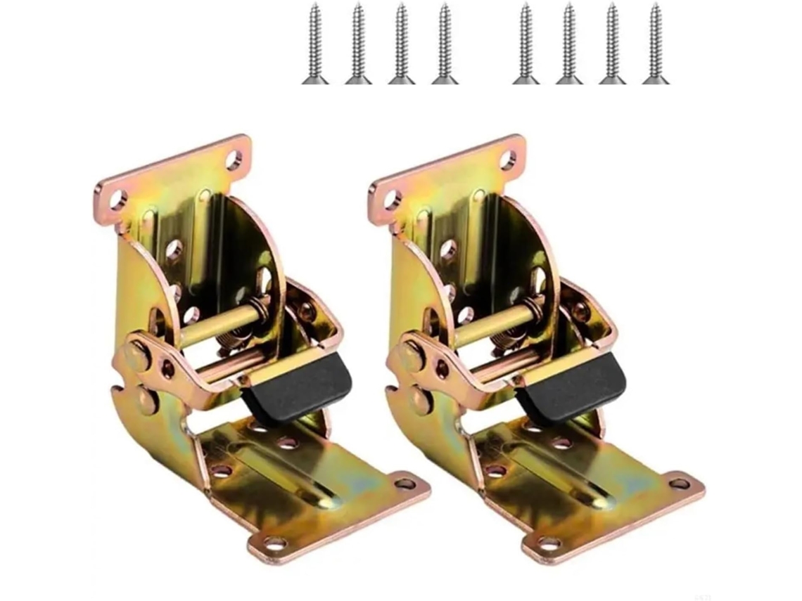 Suporte Para Pé De Mesa Dobrável, 5 Peças, Ferro Resistente, Dobradiças Ocultas, Acessório Portátil Com Travamento Cores