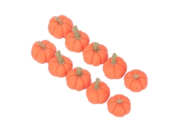 Primerox 10pcs Abóboras Miniatura de Argila 1:12 para Casinha de Bonecas Decor Halloween