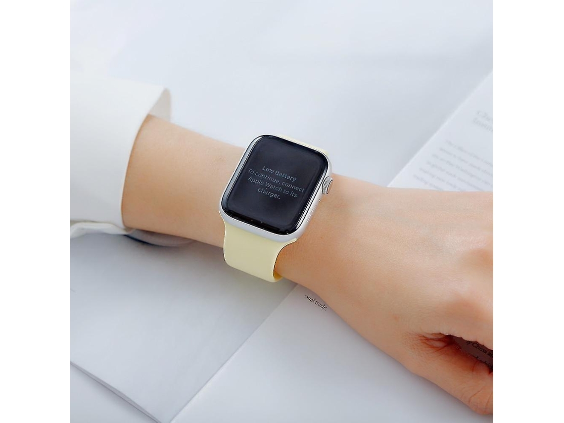 Pulseira De Silicone Pulseira De Borracha Para Relógio Inteligente, Pulseira De Relógio, Série Iwatch Olysi Shop