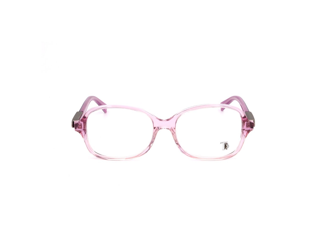 Armação de Óculos Feminino Tods To5017-074-53 Cor de Rosa