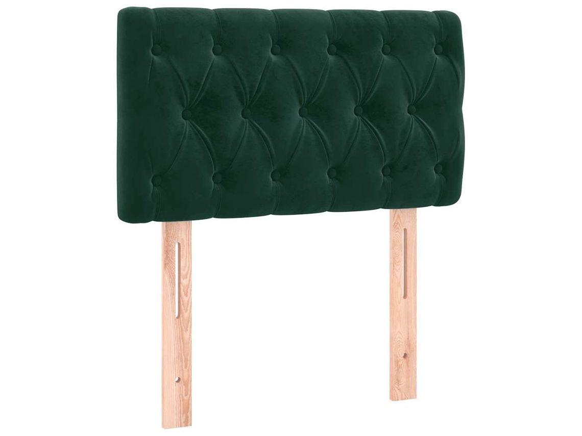 Cabeceira de Cama Veludo 80x7x78/88 Cm Verde escuro MAISON EXCLUSIVE